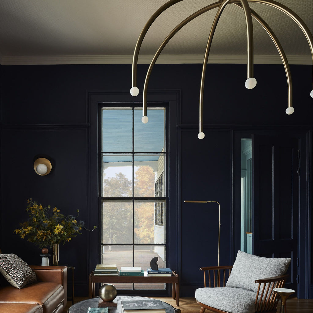 Hadden Chandelier Laiton Métal Minimaliste Moderne - Neutralighting