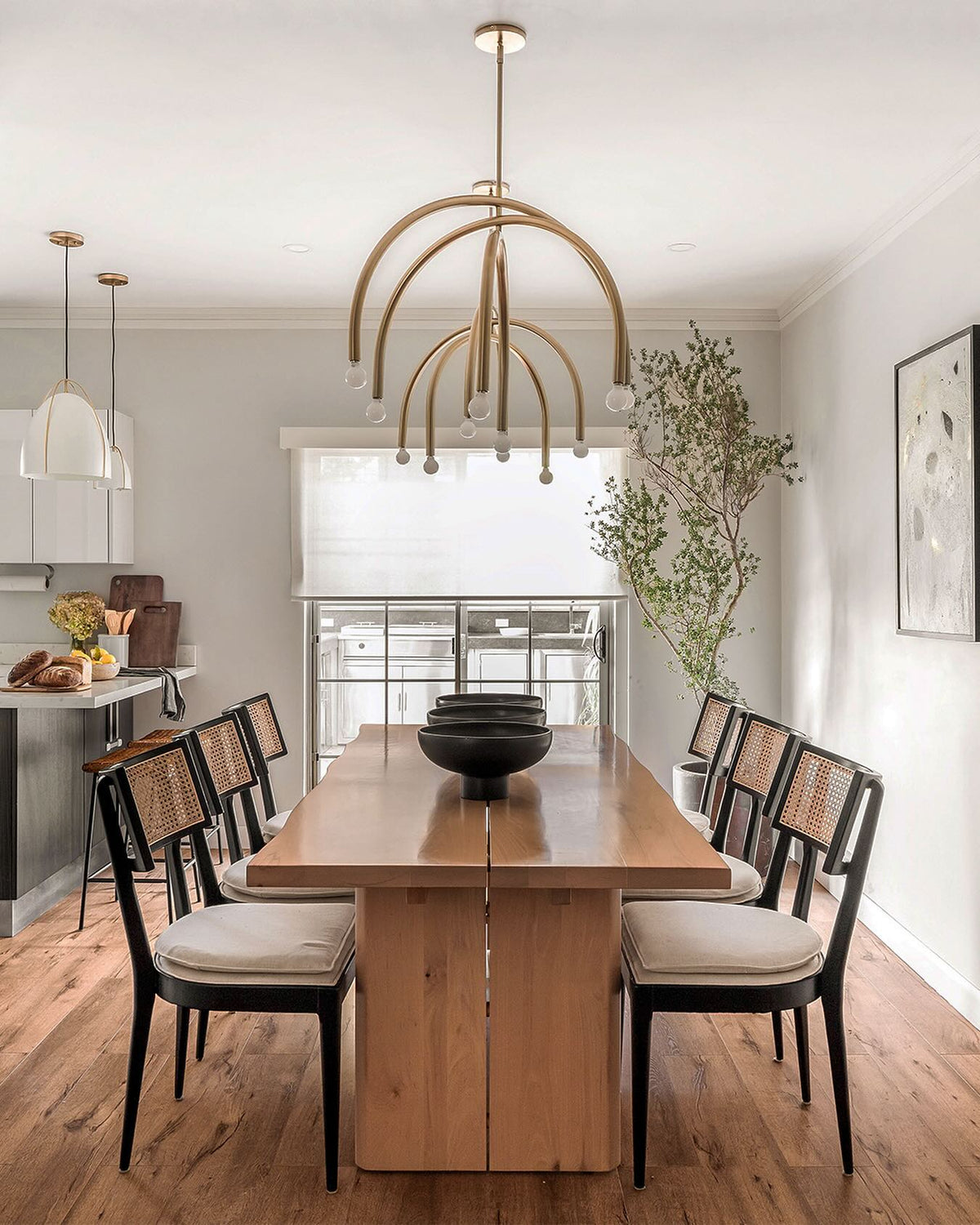 Hadden Chandelier Laiton Métal Minimaliste Moderne - Neutralighting
