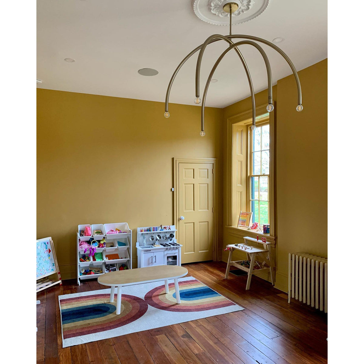 Hadden Chandelier Laiton Métal Minimaliste Moderne - Neutralighting