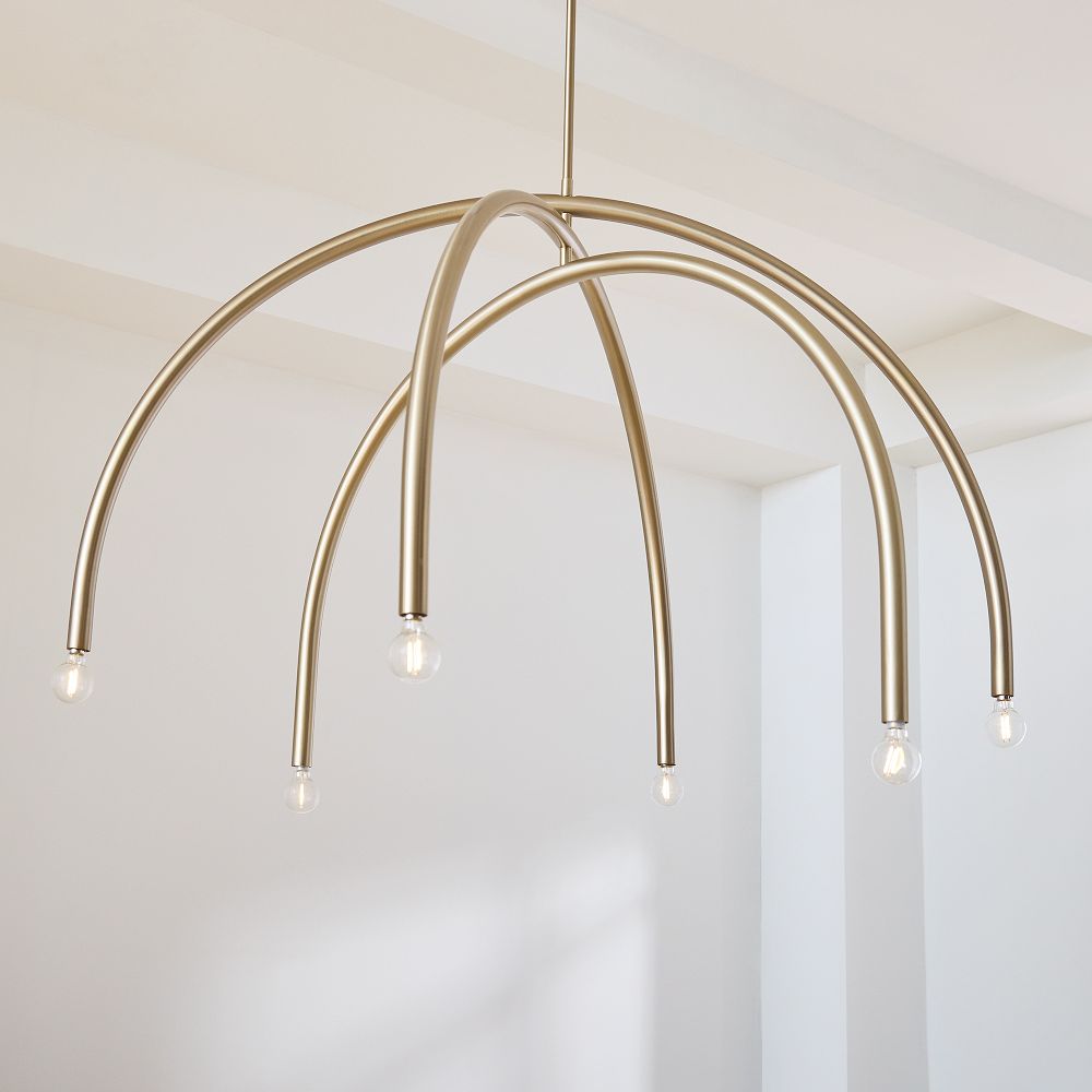 Hadden Chandelier Laiton Métal Minimaliste Moderne - Neutralighting