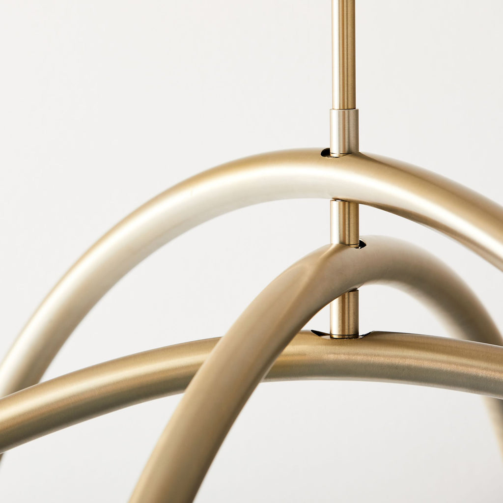 Hadden Chandelier Laiton Métal Minimaliste Moderne - Neutralighting