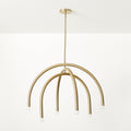 Hadden Chandelier Laiton Métal Minimaliste Moderne - Neutralighting