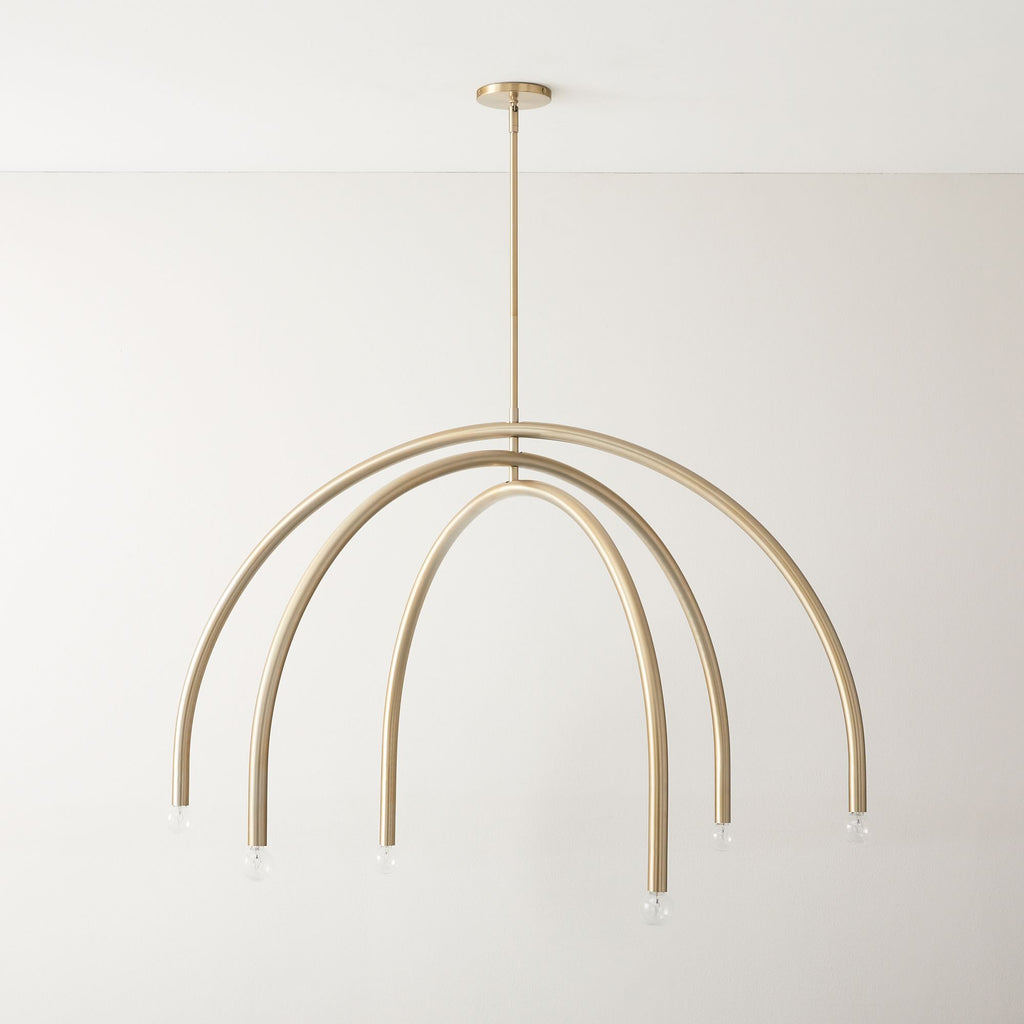Hadden Chandelier Laiton Métal Minimaliste Moderne - Neutralighting