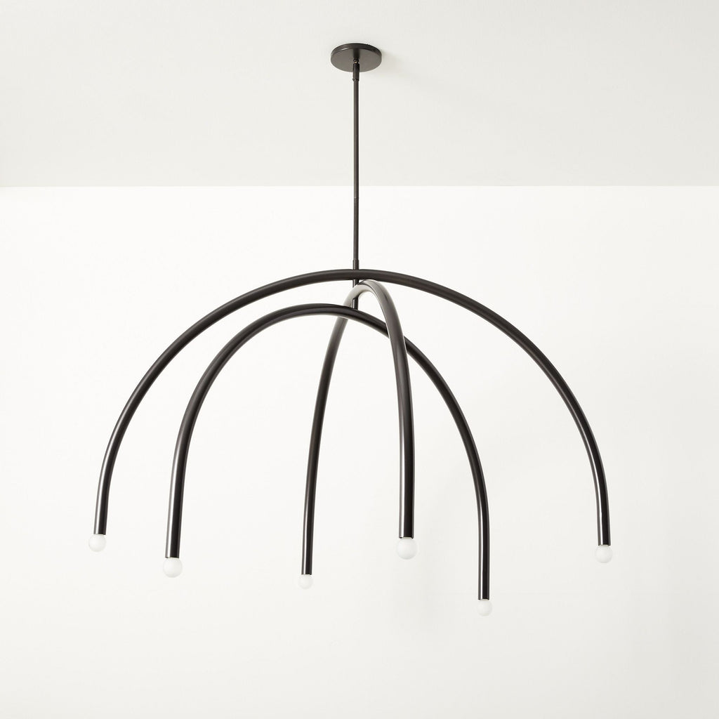 Hadden Chandelier Laiton Métal Minimaliste Moderne - Neutralighting