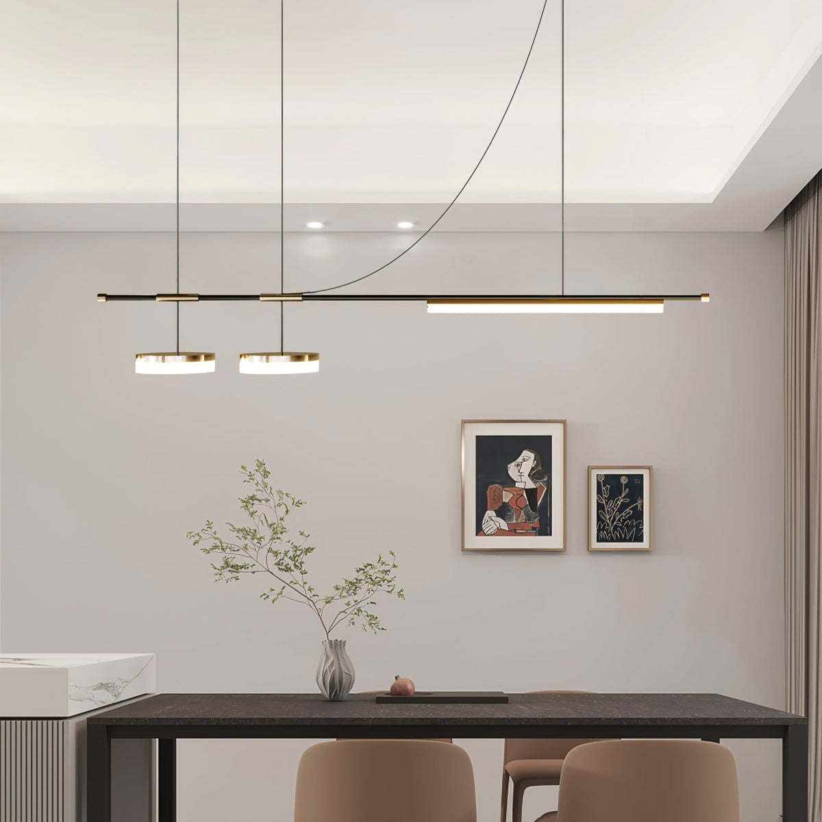 Della Suspension Linéaire Moderne - Neutralighting