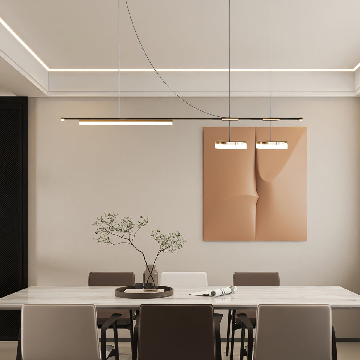 Della Suspension Linéaire Moderne - Neutralighting