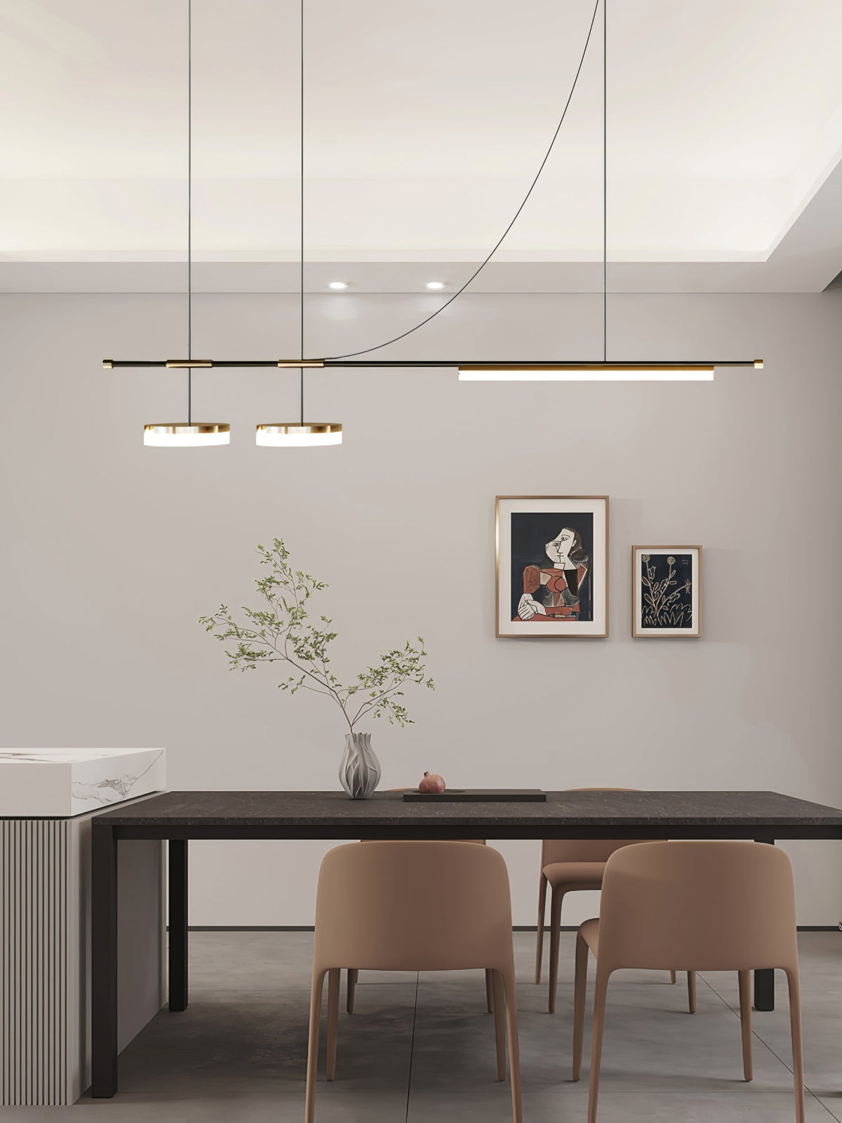 Della Suspension Linéaire Moderne - Neutralighting