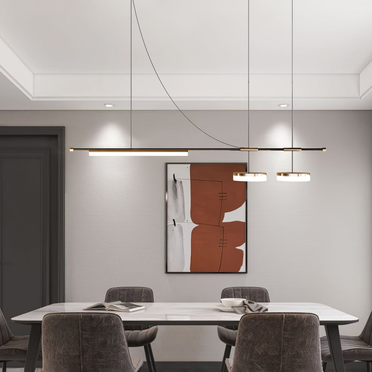Della Suspension Linéaire Moderne - Neutralighting