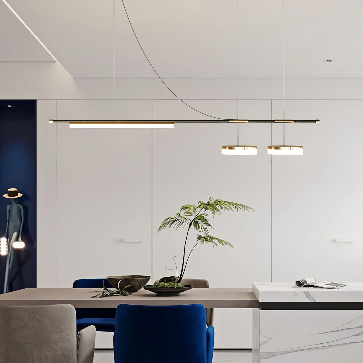 Della Suspension Linéaire Moderne - Neutralighting