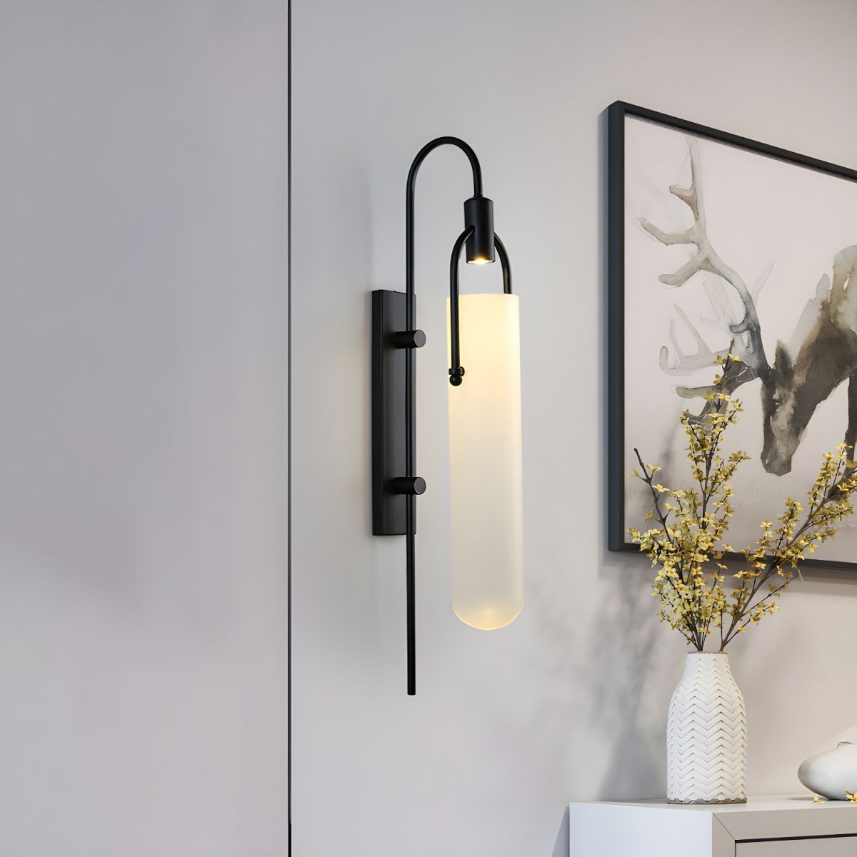 Lustra Applique Murale Arc Verre Moderne - Neutralighting
