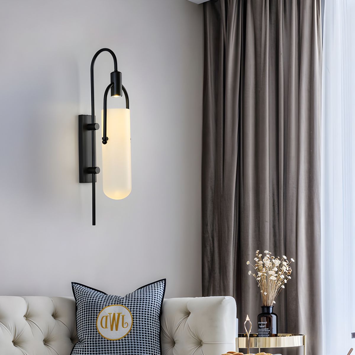 Lustra Applique Murale Arc Verre Moderne - Neutralighting