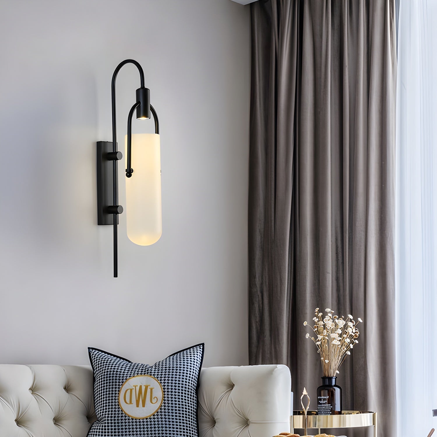 Lustra Applique Murale Arc Verre Moderne - Neutralighting