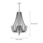 Sifuvys Chandelier Métal Cristal Luxe Postmoderne - Neutralighting