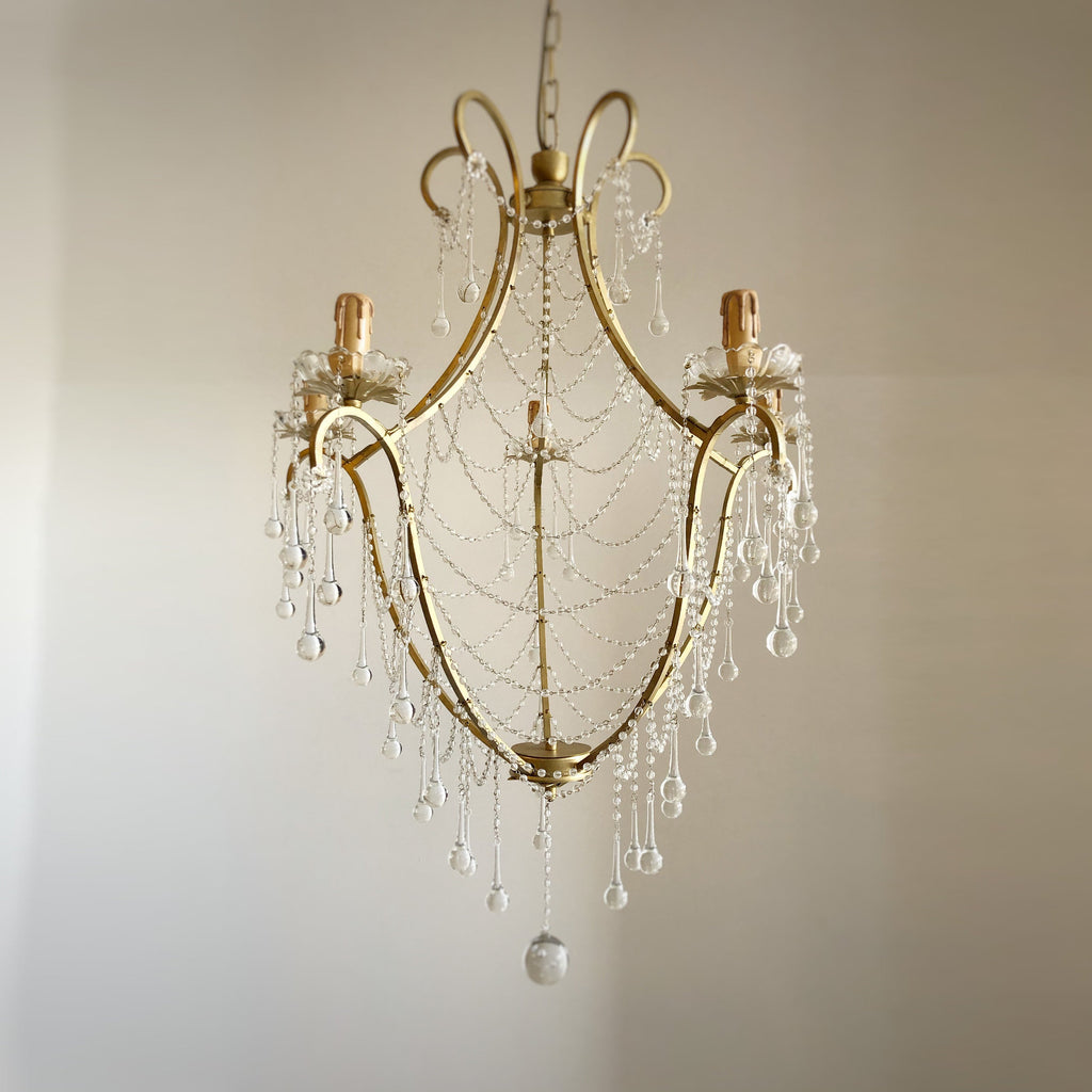 Qvistuvyo Chandelier Métal Verre Créativité Individuelle - Neutralighting