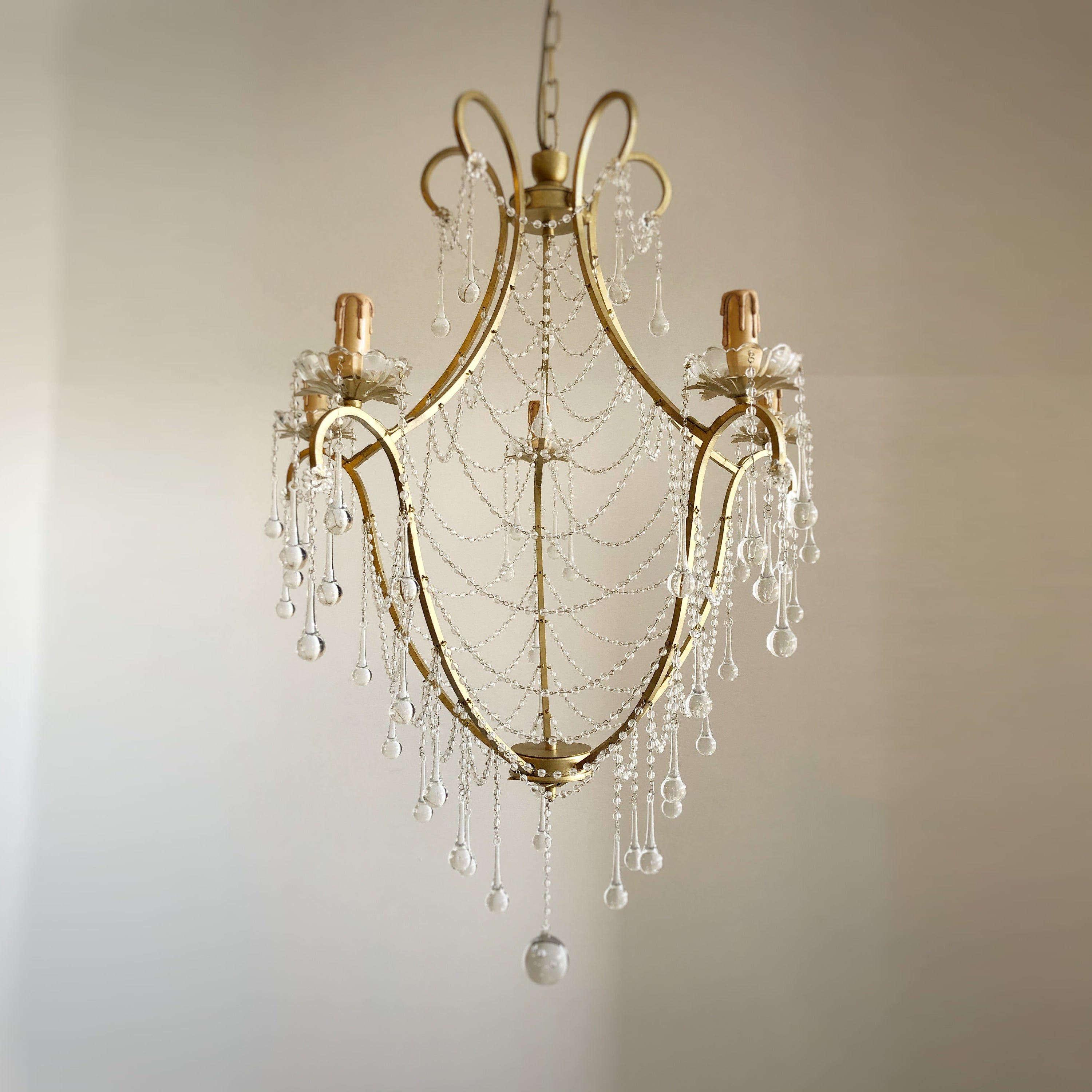 Qvistuvyo Chandelier Métal Verre Créativité Individuelle - Neutralighting