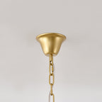 Qvistuvyo Chandelier Métal Verre Créativité Individuelle - Neutralighting