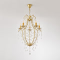 Qvistuvyo Chandelier Métal Verre Créativité Individuelle - Neutralighting