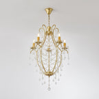 Qvistuvyo Chandelier Métal Verre Créativité Individuelle - Neutralighting