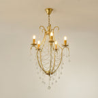 Qvistuvyo Chandelier Métal Verre Créativité Individuelle - Neutralighting
