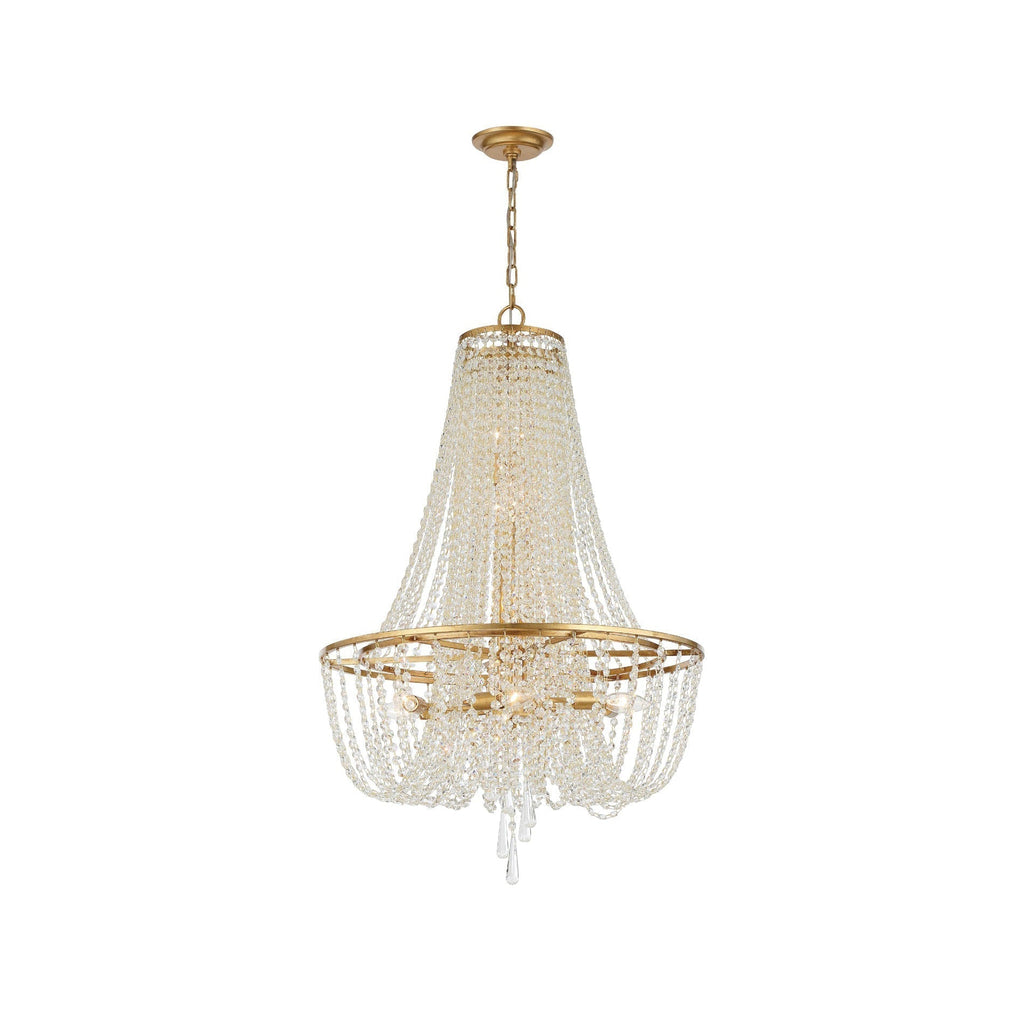 Sifuvys Chandelier Métal Cristal Luxe Postmoderne - Neutralighting