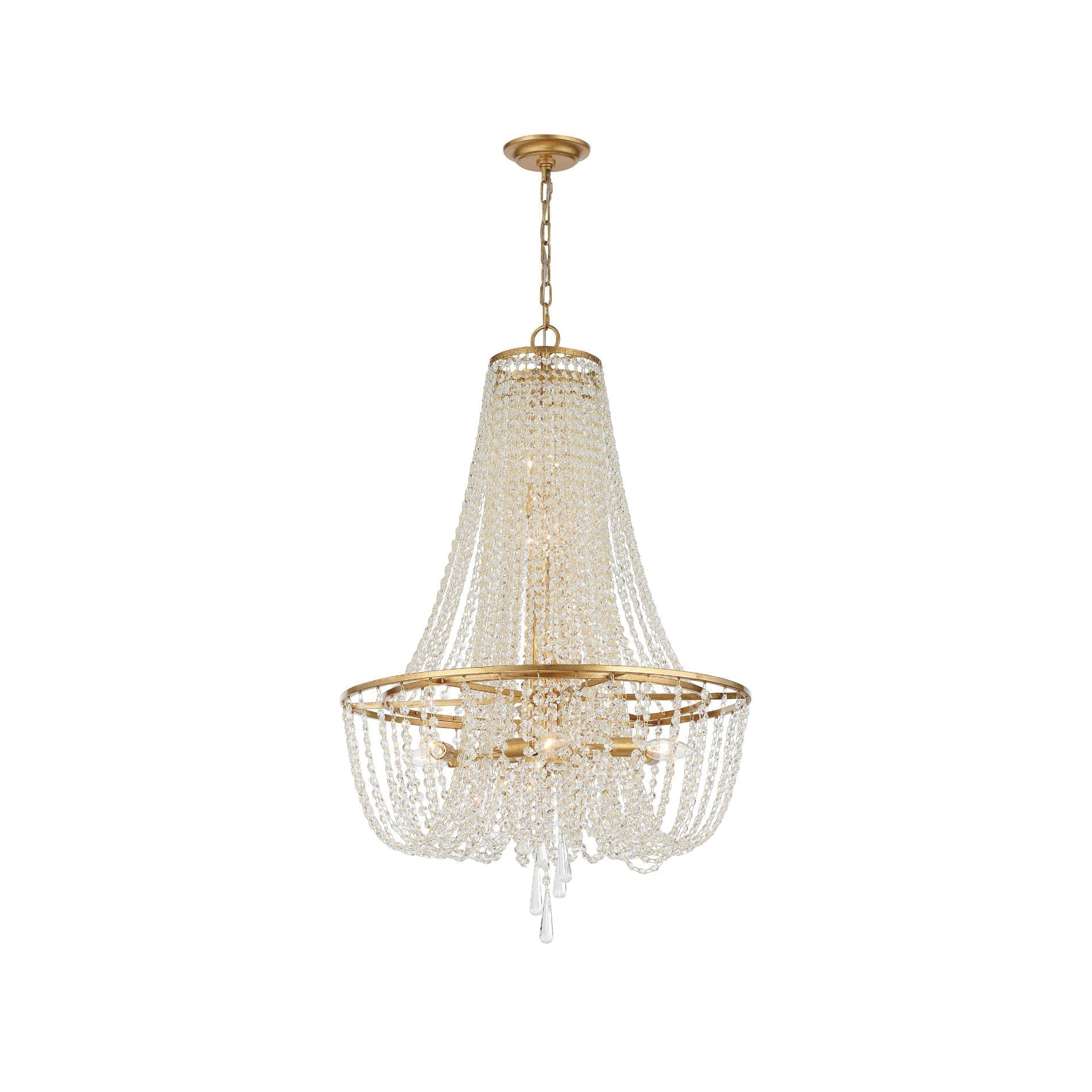 Sifuvys Chandelier Métal Cristal Luxe Postmoderne - Neutralighting