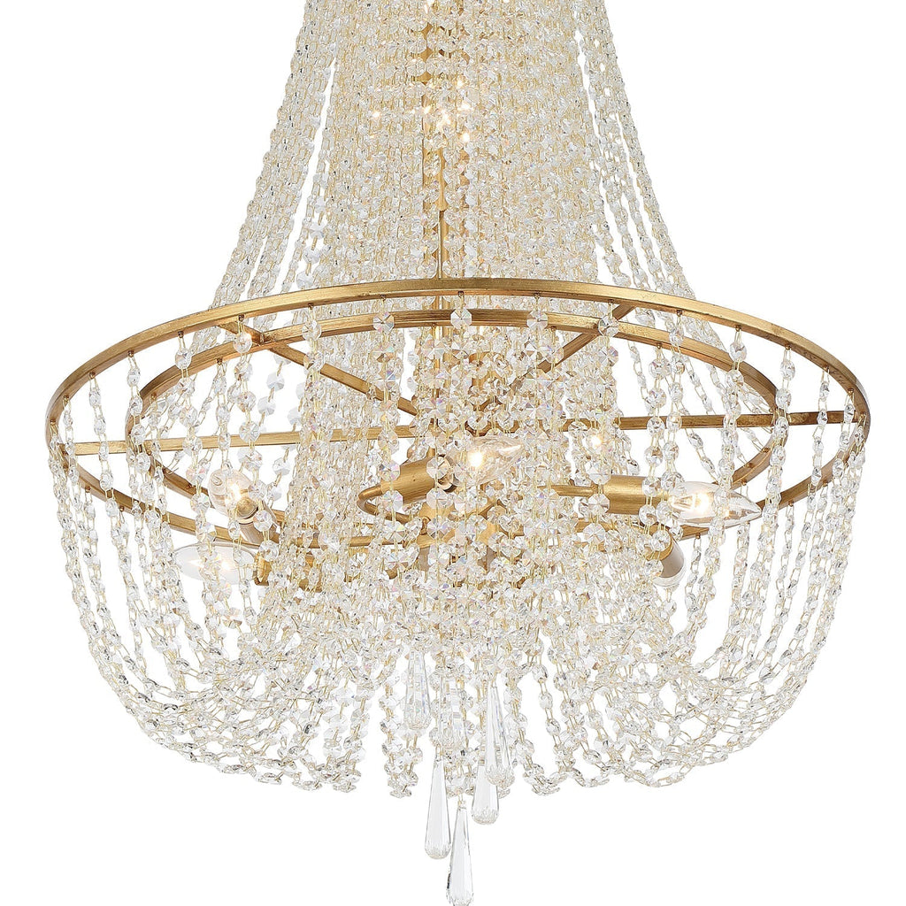 Sifuvys Chandelier Métal Cristal Luxe Postmoderne - Neutralighting