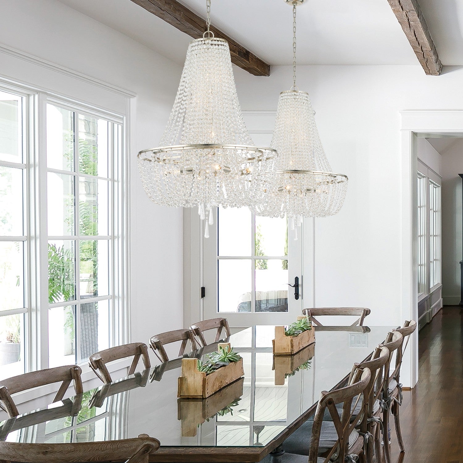 Sifuvys Chandelier Métal Cristal Luxe Postmoderne - Neutralighting