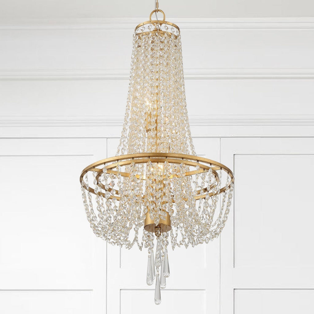 Sifuvys Chandelier Métal Cristal Luxe Postmoderne - Neutralighting
