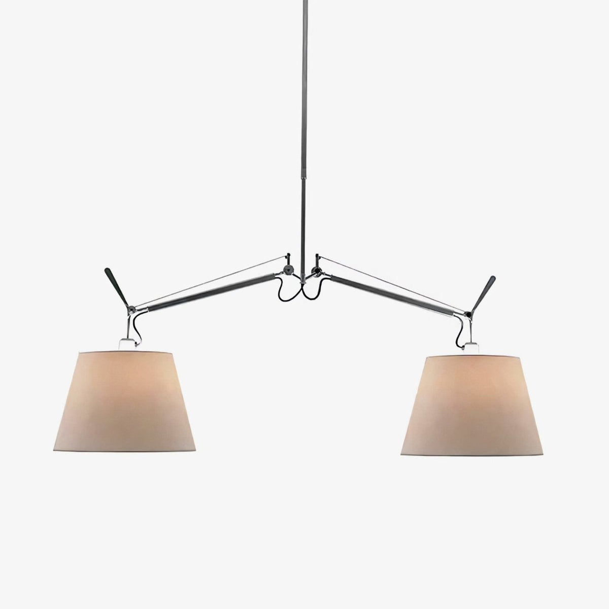 Evmirion Premium Élégance Abat-Jour Tissu Pendentif Lampe - Neutralighting