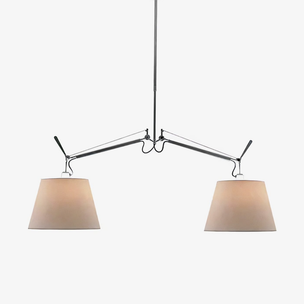 Evmirion Premium Élégance Abat-Jour Tissu Pendentif Lampe - Neutralighting