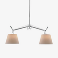 Evmirion Premium Élégance Abat-Jour Tissu Pendentif Lampe - Neutralighting