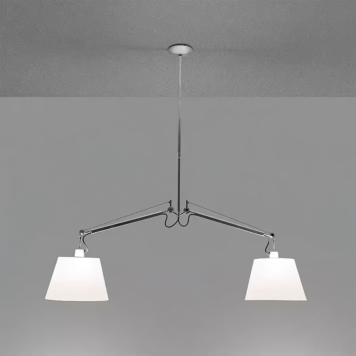 Evmirion Premium Élégance Abat-Jour Tissu Pendentif Lampe - Neutralighting