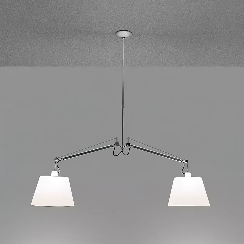 Evmirion Premium Élégance Abat-Jour Tissu Pendentif Lampe - Neutralighting