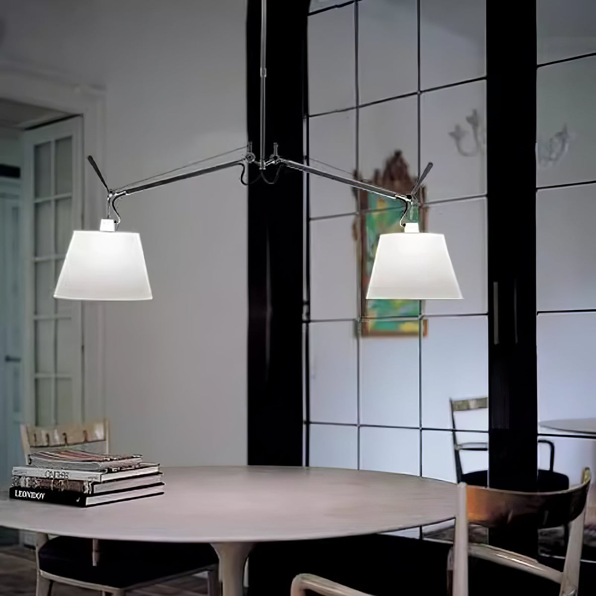 Evmirion Premium Élégance Abat-Jour Tissu Pendentif Lampe - Neutralighting