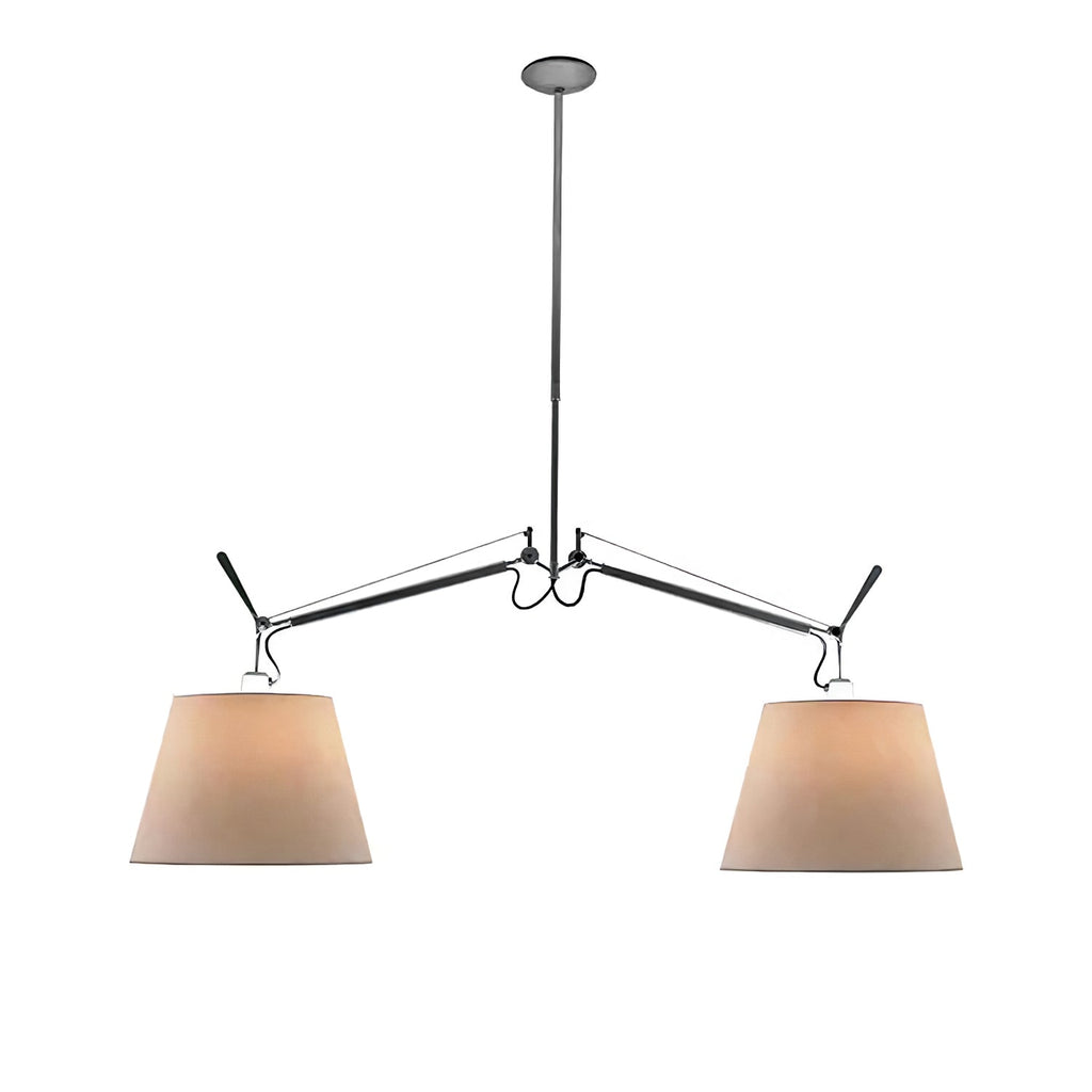 Evmirion Premium Élégance Abat-Jour Tissu Pendentif Lampe - Neutralighting