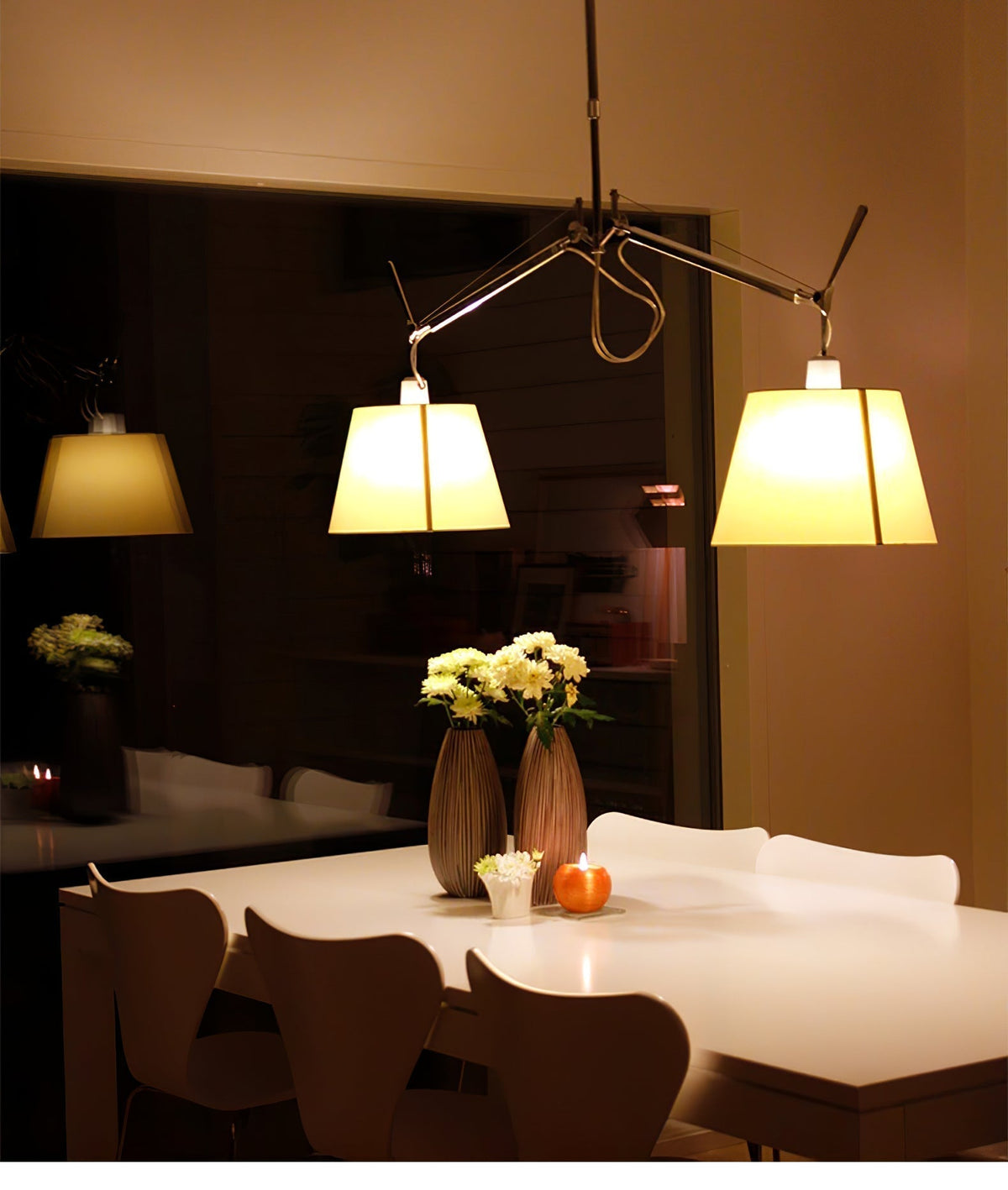 Evmirion Premium Élégance Abat-Jour Tissu Pendentif Lampe - Neutralighting