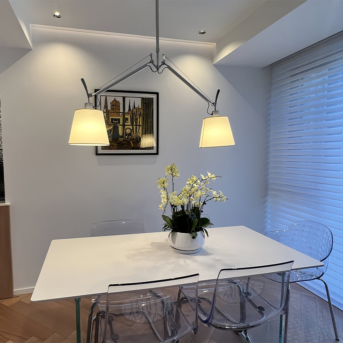 Evmirion Premium Élégance Abat-Jour Tissu Pendentif Lampe - Neutralighting