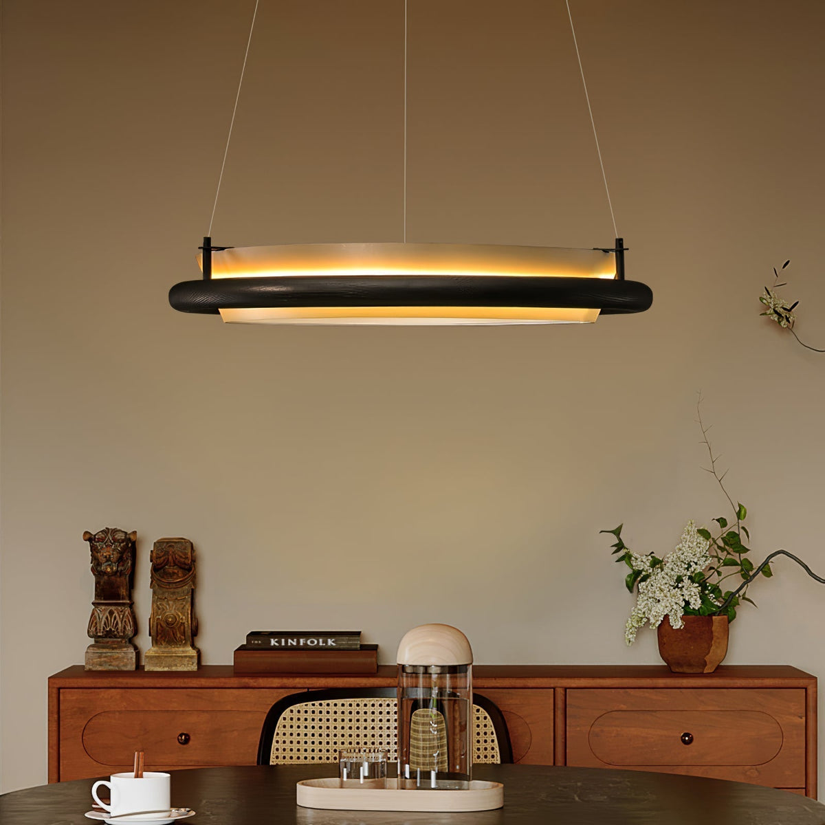 Olvelila Lampe Pendante Circulaire Élégante - Neutralighting