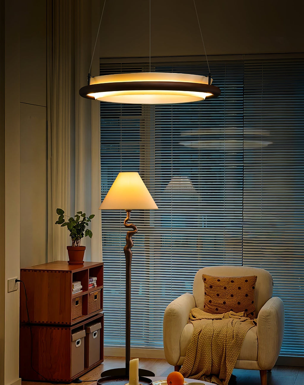 Olvelila Lampe Pendante Circulaire Élégante - Neutralighting