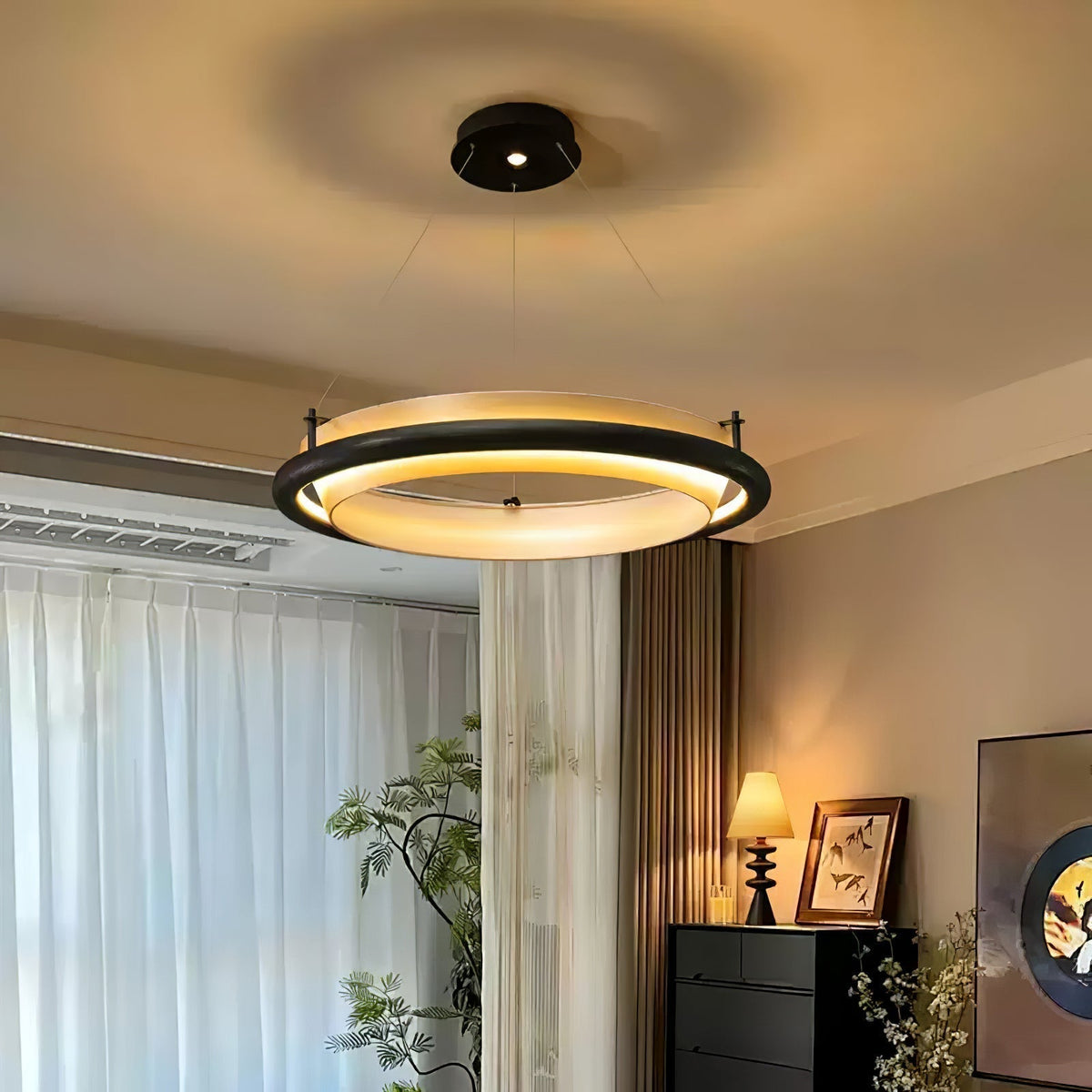 Olvelila Lampe Pendante Circulaire Élégante - Neutralighting
