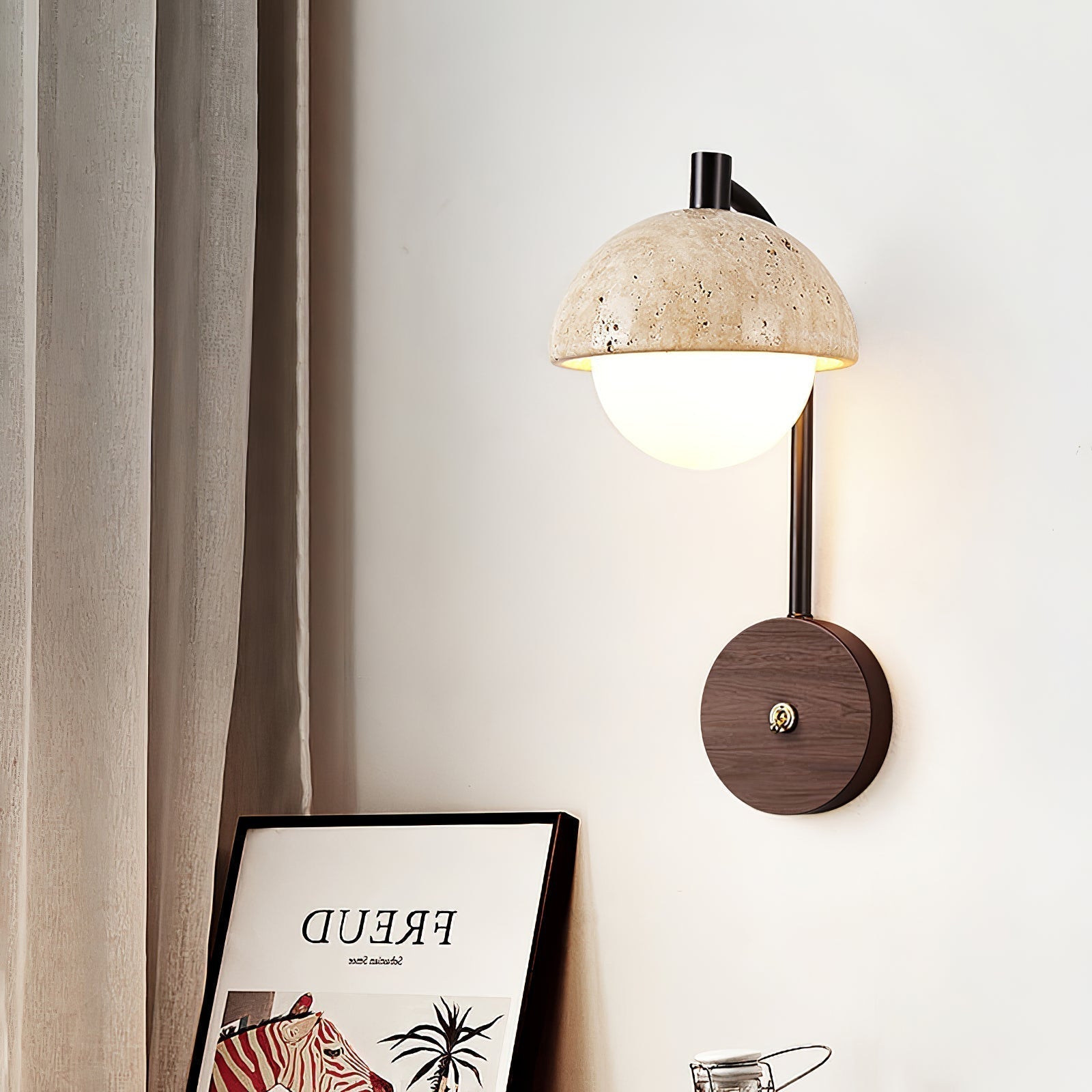 Arlo Applique Murale en Travertin - Neutralighting