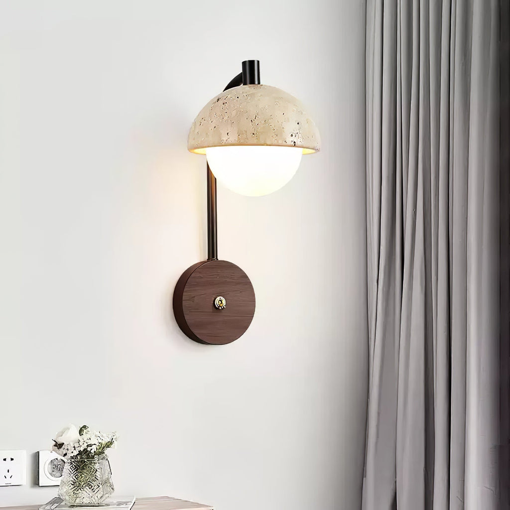 Arlo Applique Murale en Travertin - Neutralighting