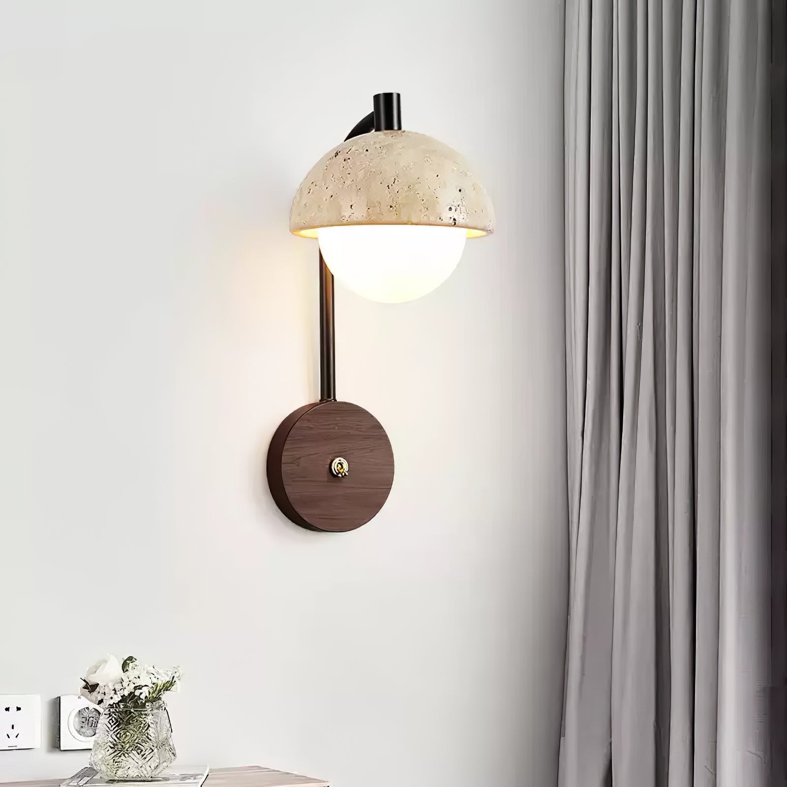 Arlo Applique Murale en Travertin - Neutralighting