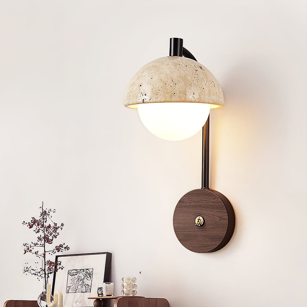 Arlo Applique Murale en Travertin - Neutralighting