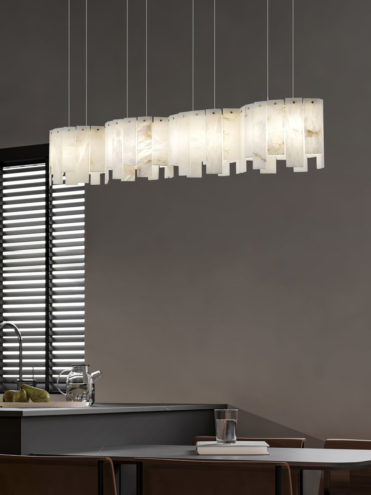 Cavelan Suspension Lustrée en Albâtre - Neutralighting