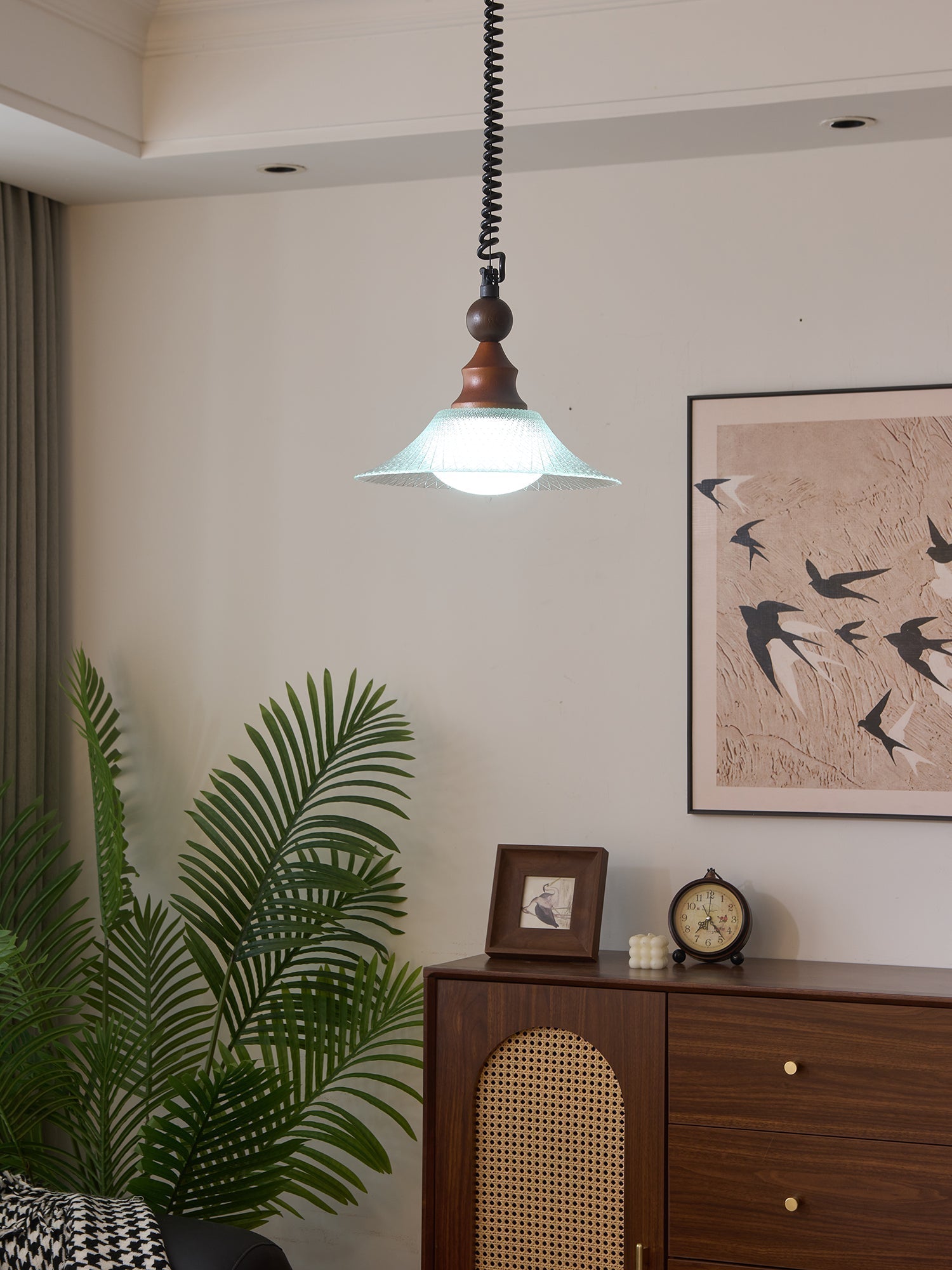 Syraeeth Suspension en Bois Art Nordique Premium - Neutralighting