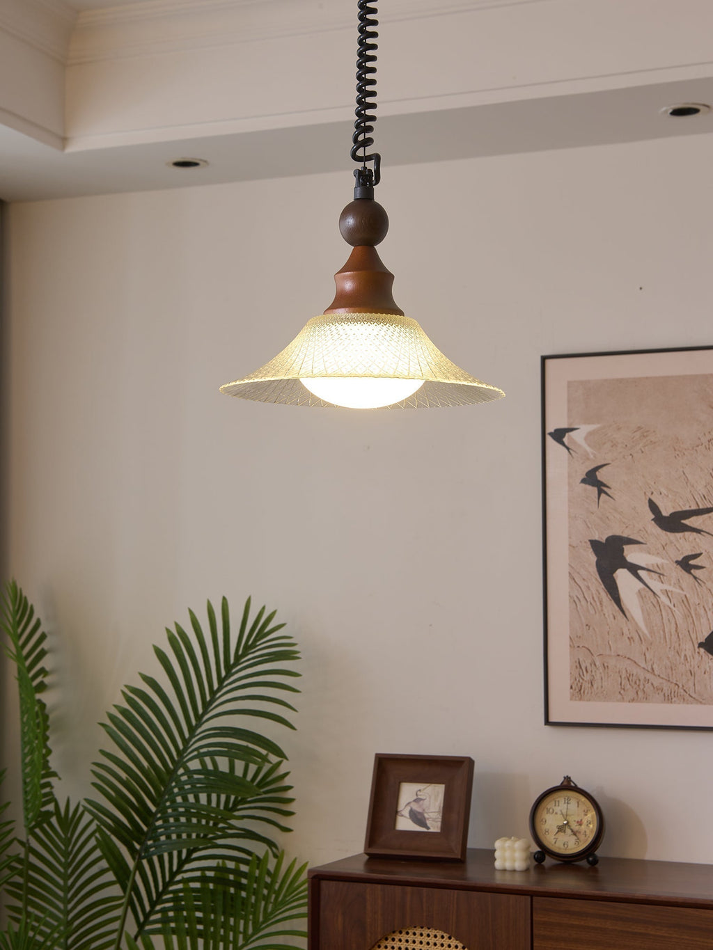 Syraeeth Suspension en Bois Art Nordique Premium - Neutralighting
