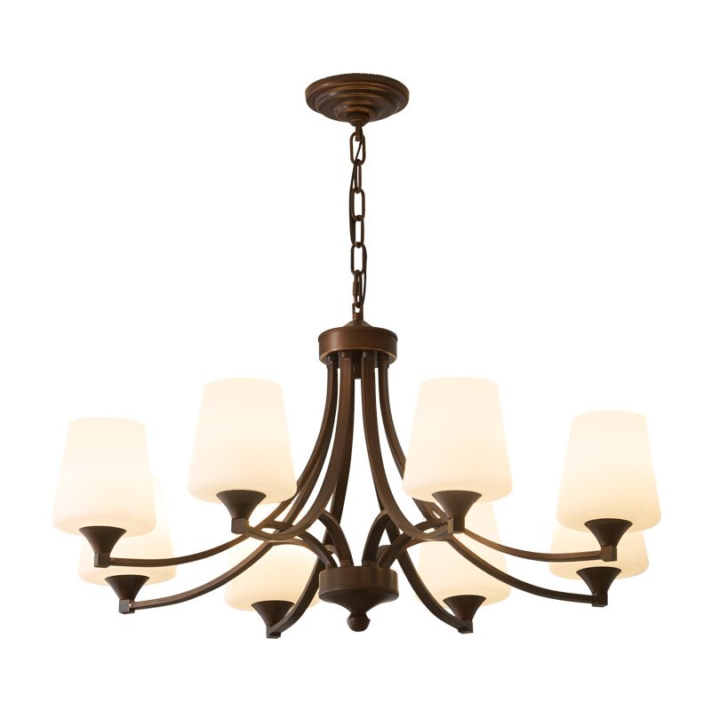 Ardena Chandelier Verre Classique Vintage Élégance - Neutralighting