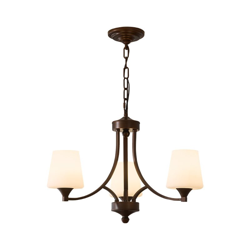 Ardena Chandelier Verre Classique Vintage Élégance - Neutralighting