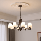 Ardena Chandelier Verre Classique Vintage Élégance - Neutralighting